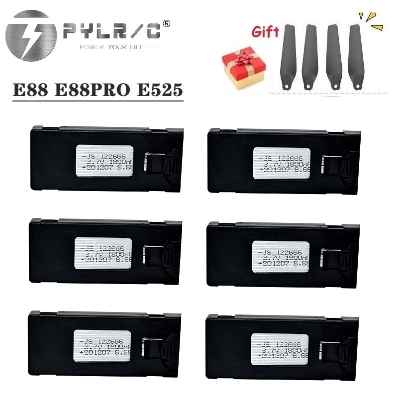 Eachine Drone E58 - 1/2/3/5/10Pcs 3.7V 1800Mah RC Drone แบตเตอรี่อุปกรณ์เสริมสําหรับ