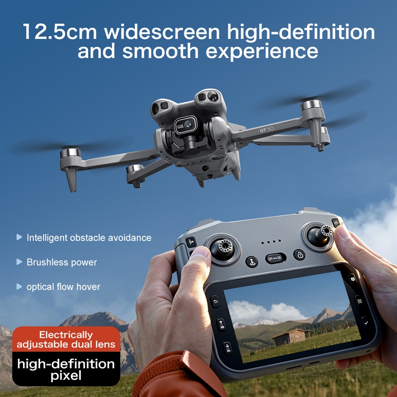 โดรนจิ๋ว GT50 กล้องคู่ 8K โดรน - Drone Cinematic บทวิจารณ์และราคา
