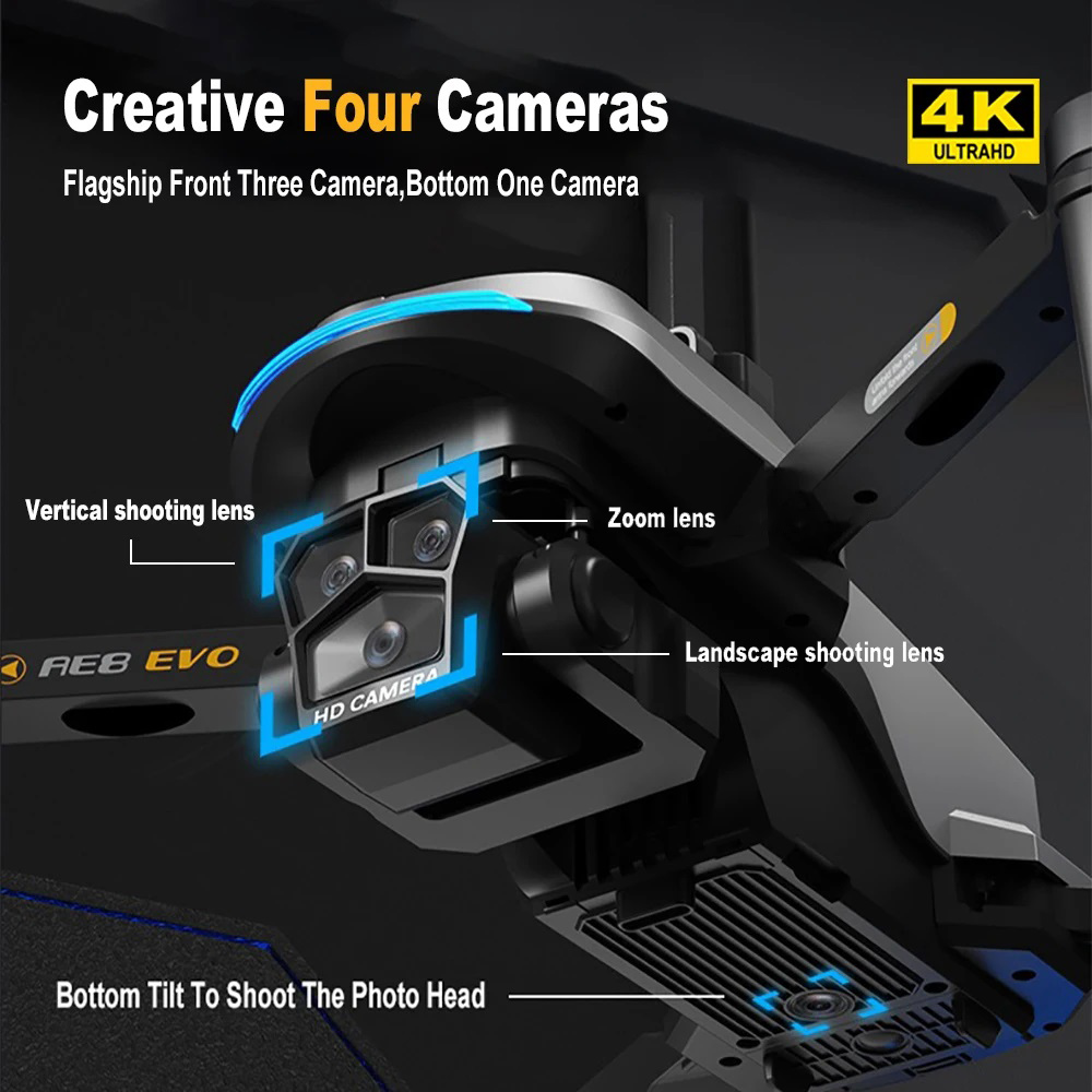 โดรน AE8 EVO GPS 8K ระดับมืออา - Drone Surveying บทวิจารณ์และราคา